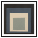 JOSEF ALBERS - HOMAGE TO THE SQUARE BEIGE GREY BLACK HIGH RESOLUTION thumbnail