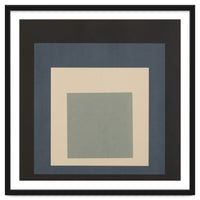 JOSEF ALBERS - HOMAGE TO THE SQUARE BEIGE GREY BLACK HIGH RESOLUTION