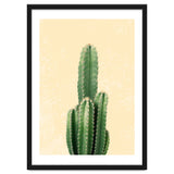 Tall Cactus, Minimal Desert Saguaro Art thumbnail