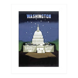 Washington, White House at Night (Print Only) thumbnail