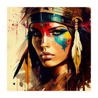 Powerful Egyptian Warrior Woman #2 (Print Only)