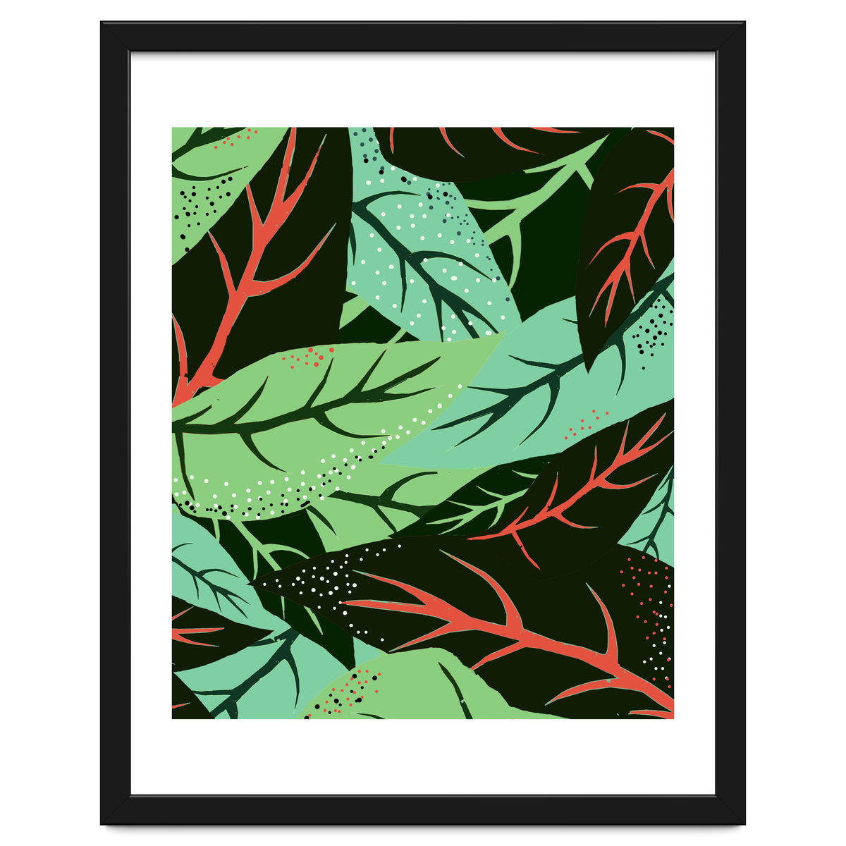 The Dark Jungle | Mystery Eclectic Forest | Maximalist Rainforest Nature Botanical Plants