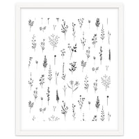 Wildflowers Minimalist Pattern