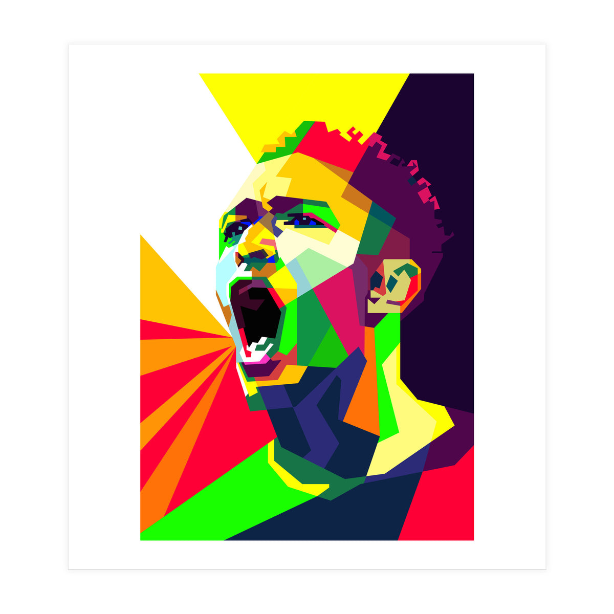 Jude Bellingham Football Pop Art WPAP (Print Only)