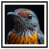 Close Up Of A Colorful Exotic Bird Head thumbnail