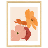 Autumn Wildflowers, Botanical Illustration Vintage Classy, Bohemian Floral Blossom Plants Bloom, Pastel Flowers Garden Nature thumbnail