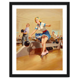 Sexy Pinup Girl On Bowling Incident thumbnail