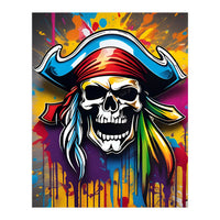 Pirate Logo, Graffiti (Print Only)