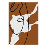 Abstract Brown and Black Lines (Print Only) thumbnail