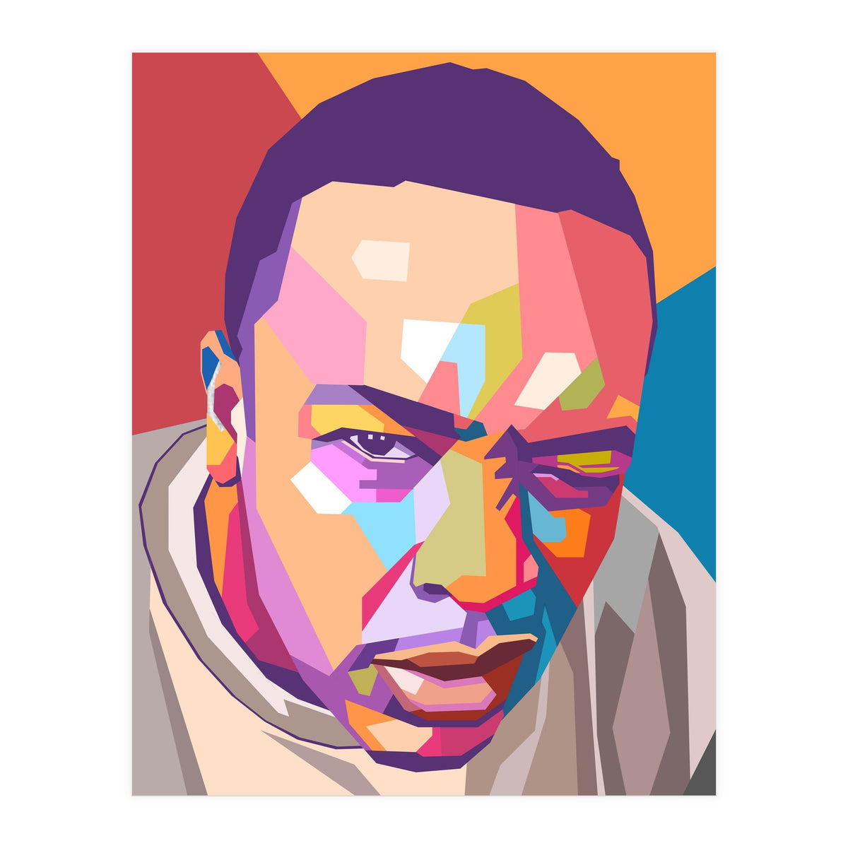 Dr Dre pop art portrait (Print Only)