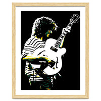 Pat Metheny American Jazz Guitarist Legend in Pop Art