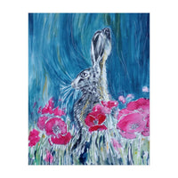 Hare And Poppies (Print Only)