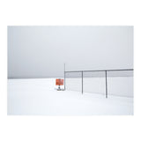 Detour sign in the snow beach (Print Only) thumbnail