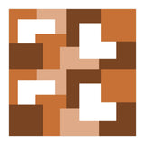 Brown Abstract Square Tiles (Print Only) thumbnail