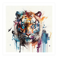 Watercolor Tiger (Print Only)
