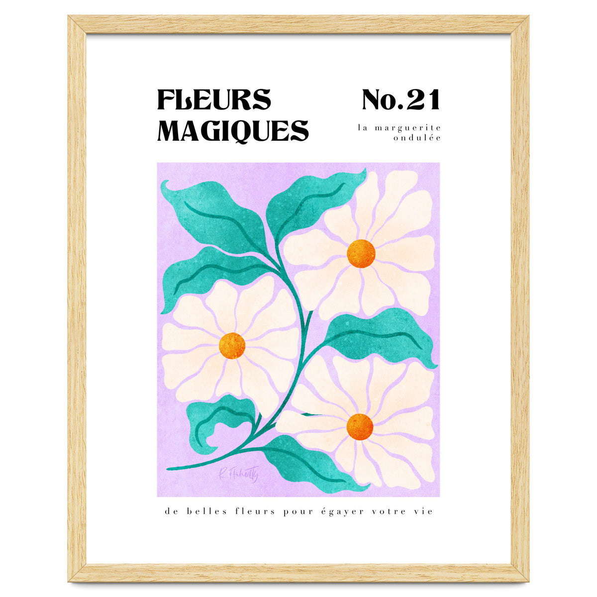 Magical Flowers No.21 Wavy Daisy