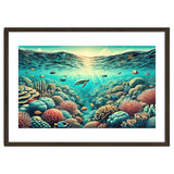 Vintage Australia, Great Barrier Reef Poster thumbnail