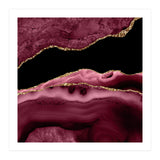 Burgundy & Gold Agate Texture 13  (Print Only) thumbnail