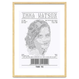 Receipt Art Emma Watson thumbnail