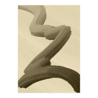 Brushstrokes in Sepia (Print Only)