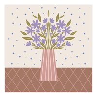 Flower Vase Mocha Mousse (Print Only)