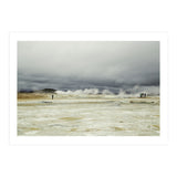 Tourists at the volcano steam spot - Iceland (Print Only) thumbnail