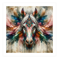 Ornate Horse Portrait (Print Only)