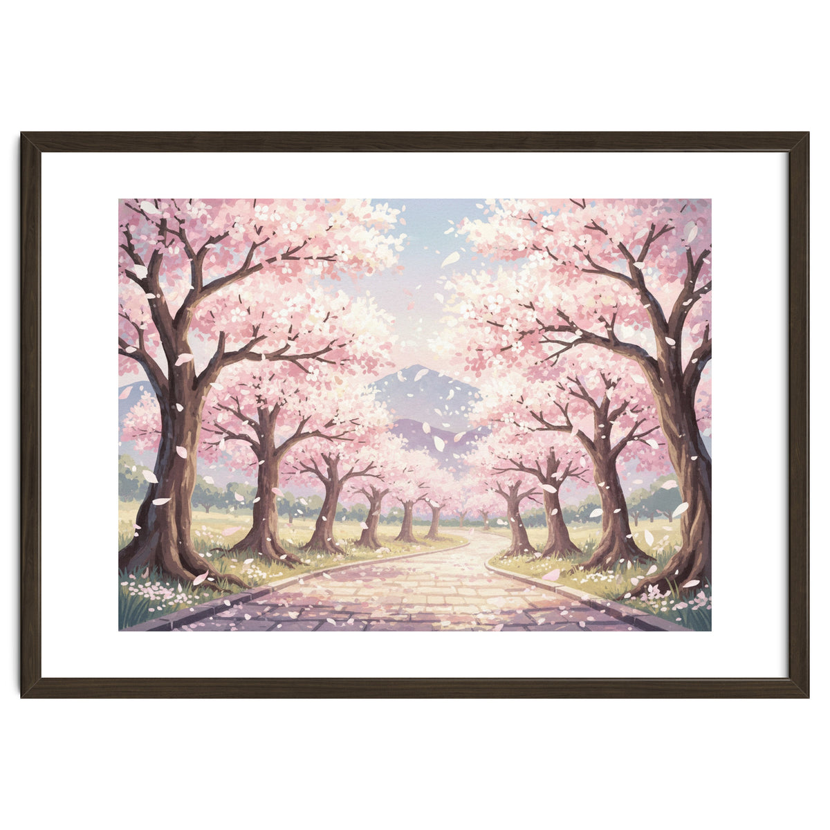Sakura Path: Serene Cherry Blossom Avenue