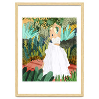 Forest Bride | Jungle Wedding Painting | Travel Solo | Blonde Woman Dancing Joy