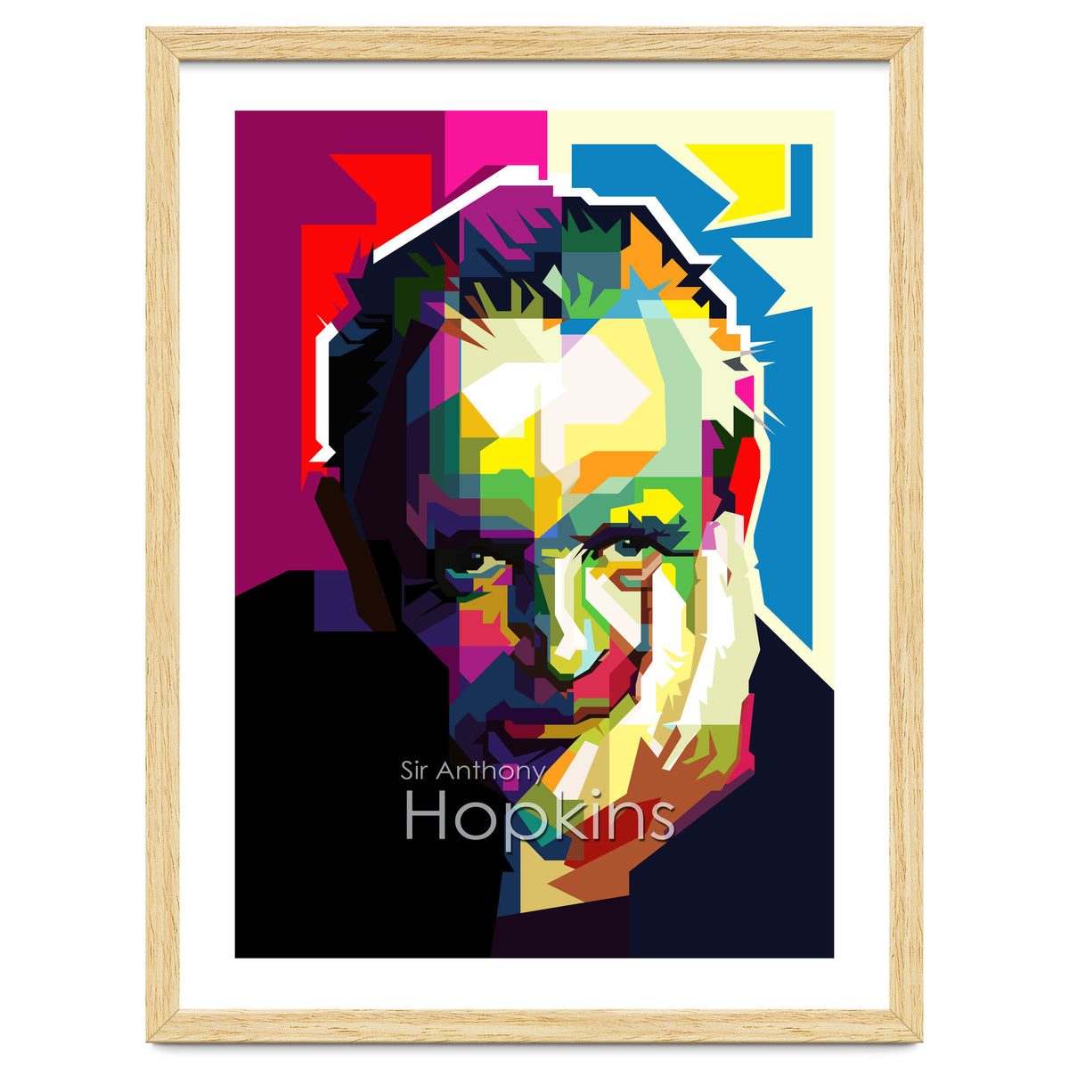 Sir Anthony Hopkins Pop Art WPAP