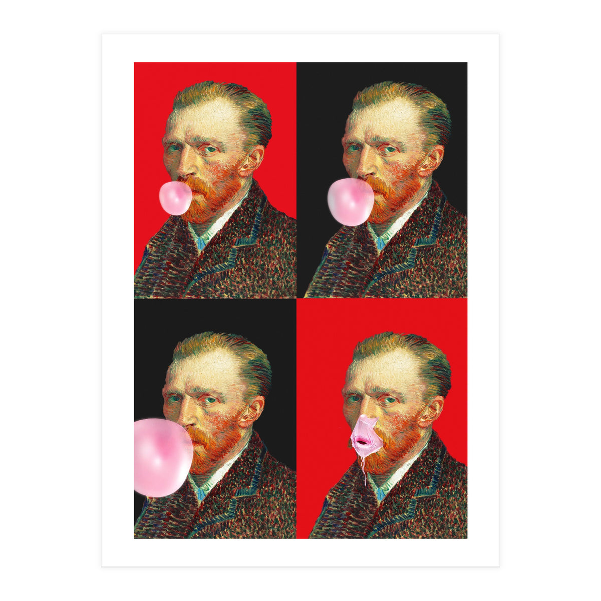 Vincent Gum Explosion (Print Only)