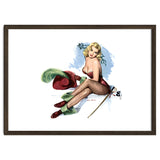 Pinup Sexy Girl Posing In Zorro Costume thumbnail