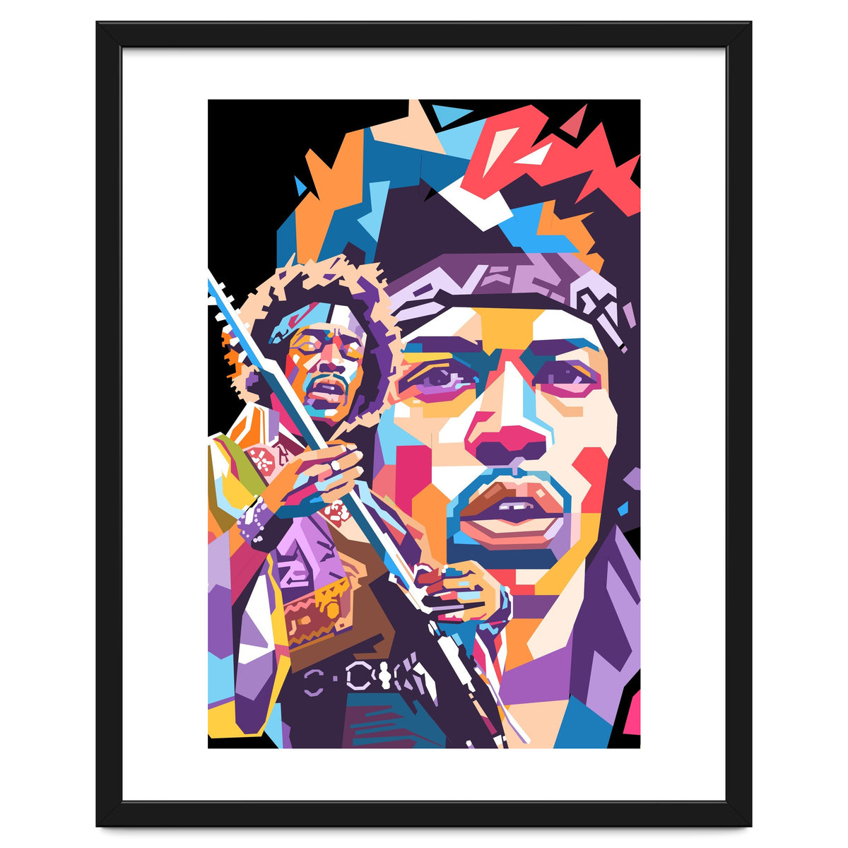 Jimi Hendrix wpap art