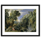 Pedro Pablo Rubens; Paul Bril / 'Landscape with Psyche and Jupiter', 1610; ca. 1630, Flemish Scho... thumbnail