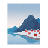 Red Houses, Lofoten (Print Only) thumbnail