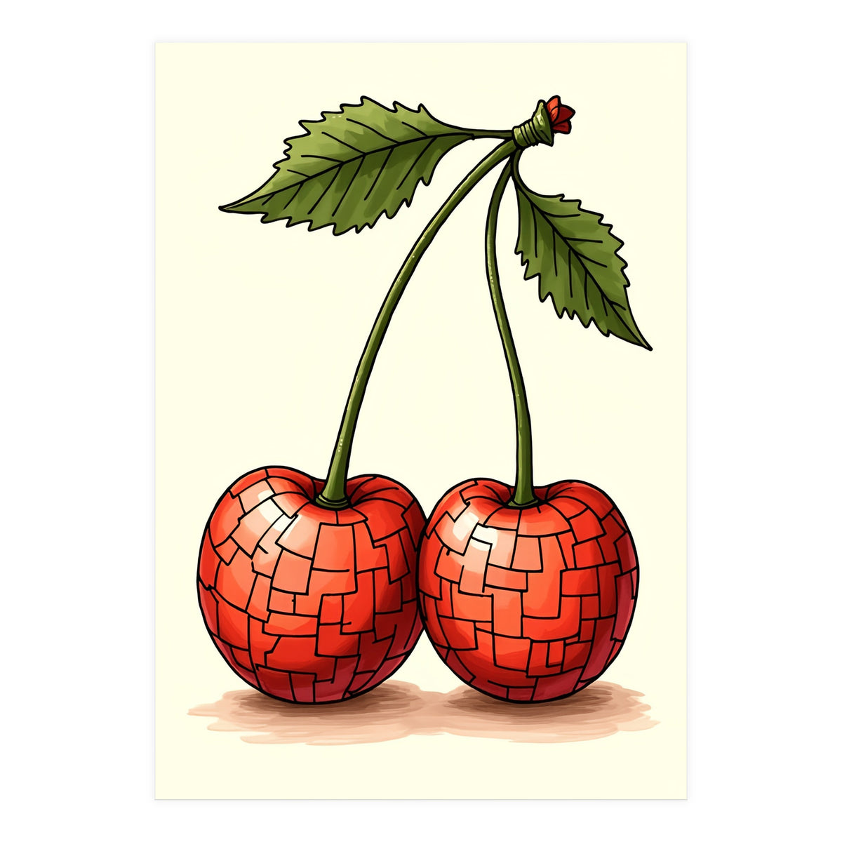 Cherry Contemporary (Print Only)