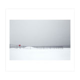 Fence in the winter seascape (Print Only) thumbnail
