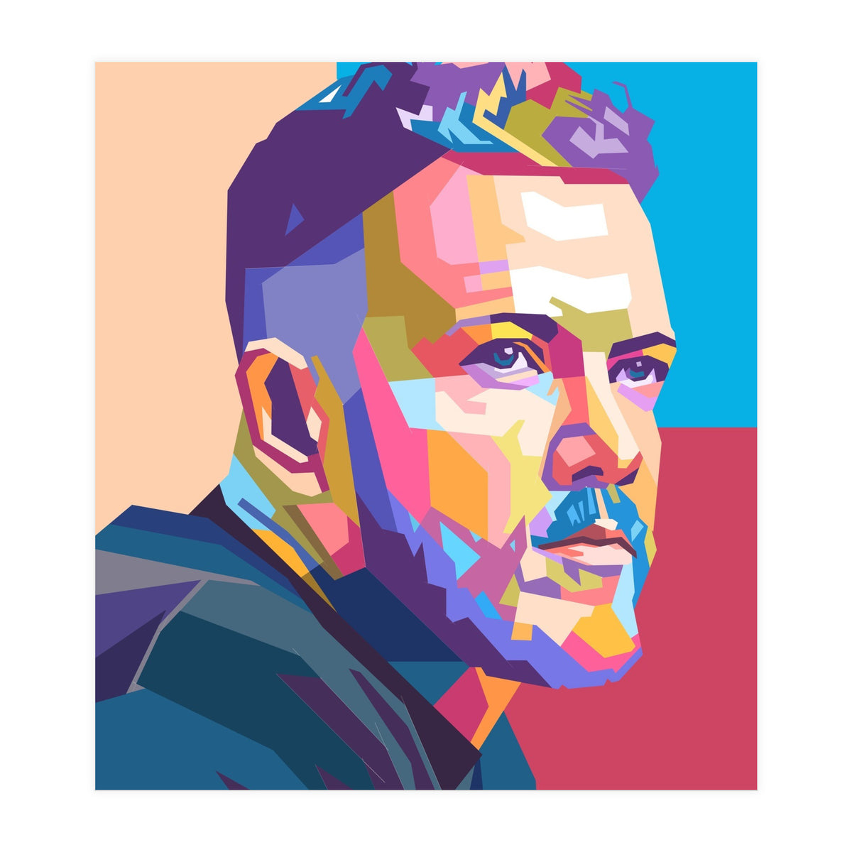 Dan Reynolds - Imagine Dragons pop art portrait (Print Only)