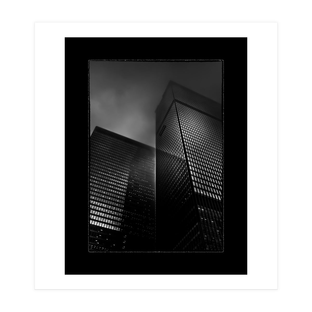 Downtown Fogfest No 17 with Border (Print Only)