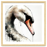 Watercolor Swan Portrait thumbnail