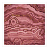 Pink Agate Texture 01  (Print Only)