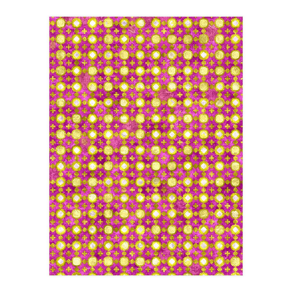 Indian Mirror Fabric (Print Only)