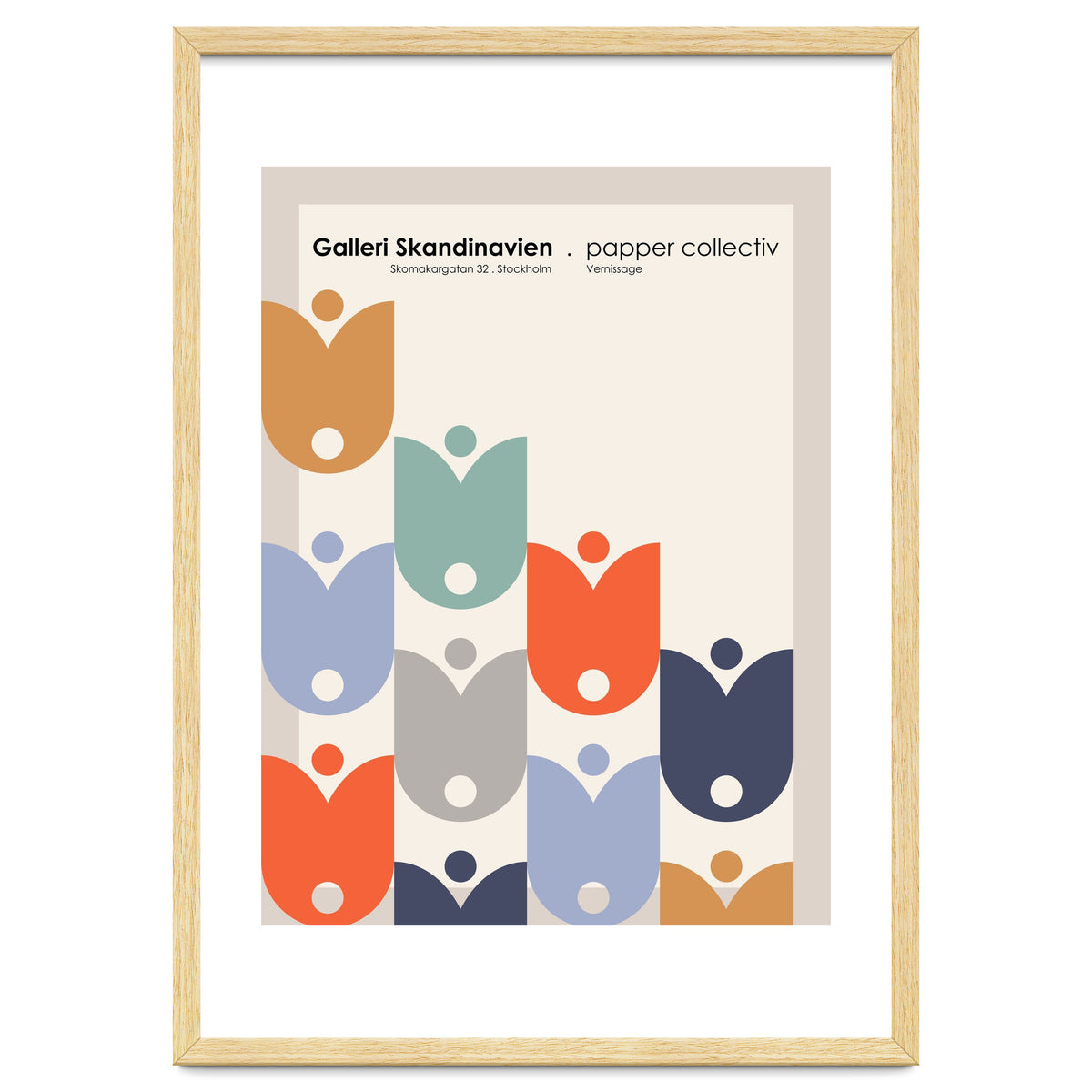 Stockholm Galleri Skandinavien Art Exhibition Poster