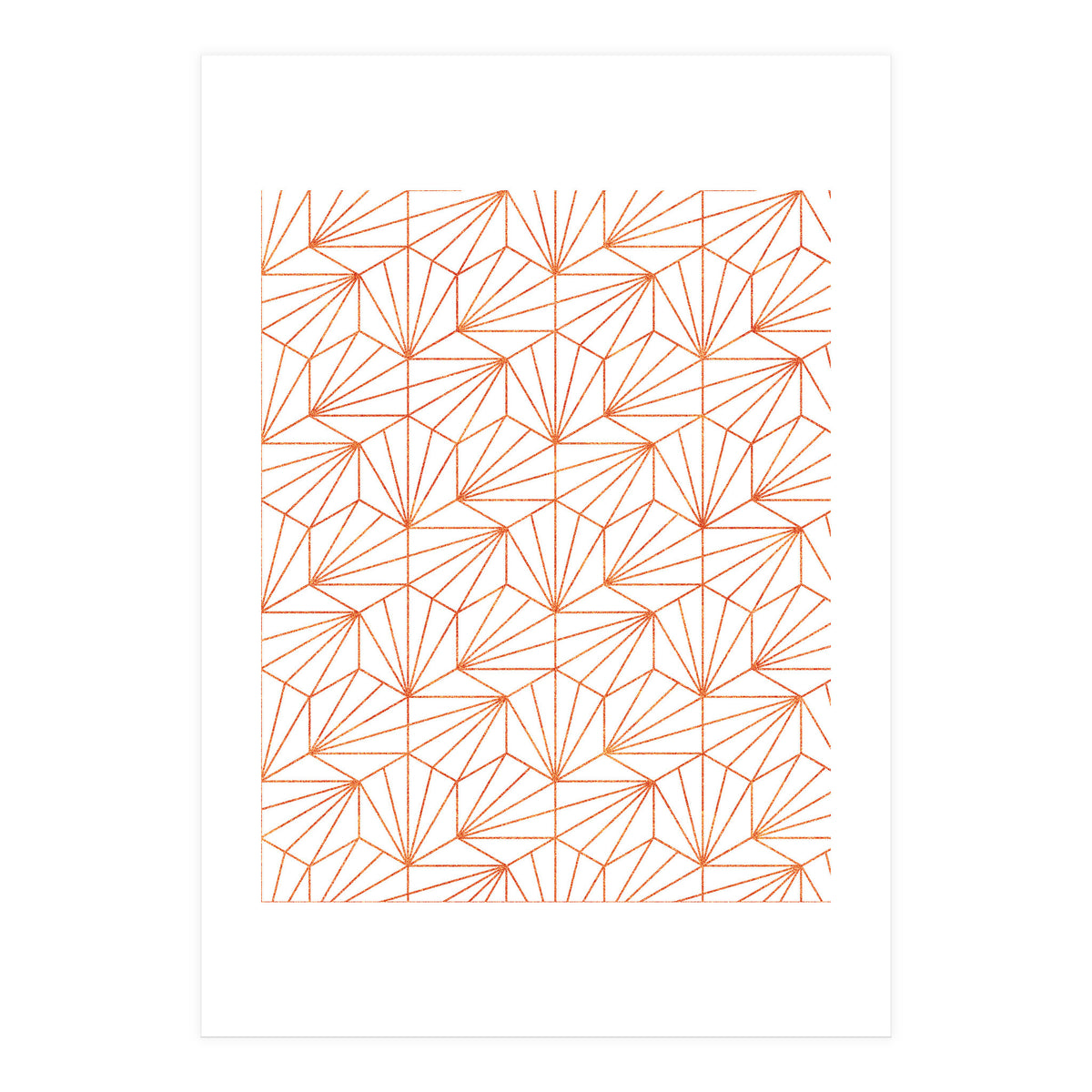 Rose Gold And White (Print Only)
