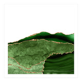 Green & Gold Agate Texture 28 (Print Only) thumbnail