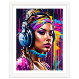 Girl In Headphones, Graffiti thumbnail