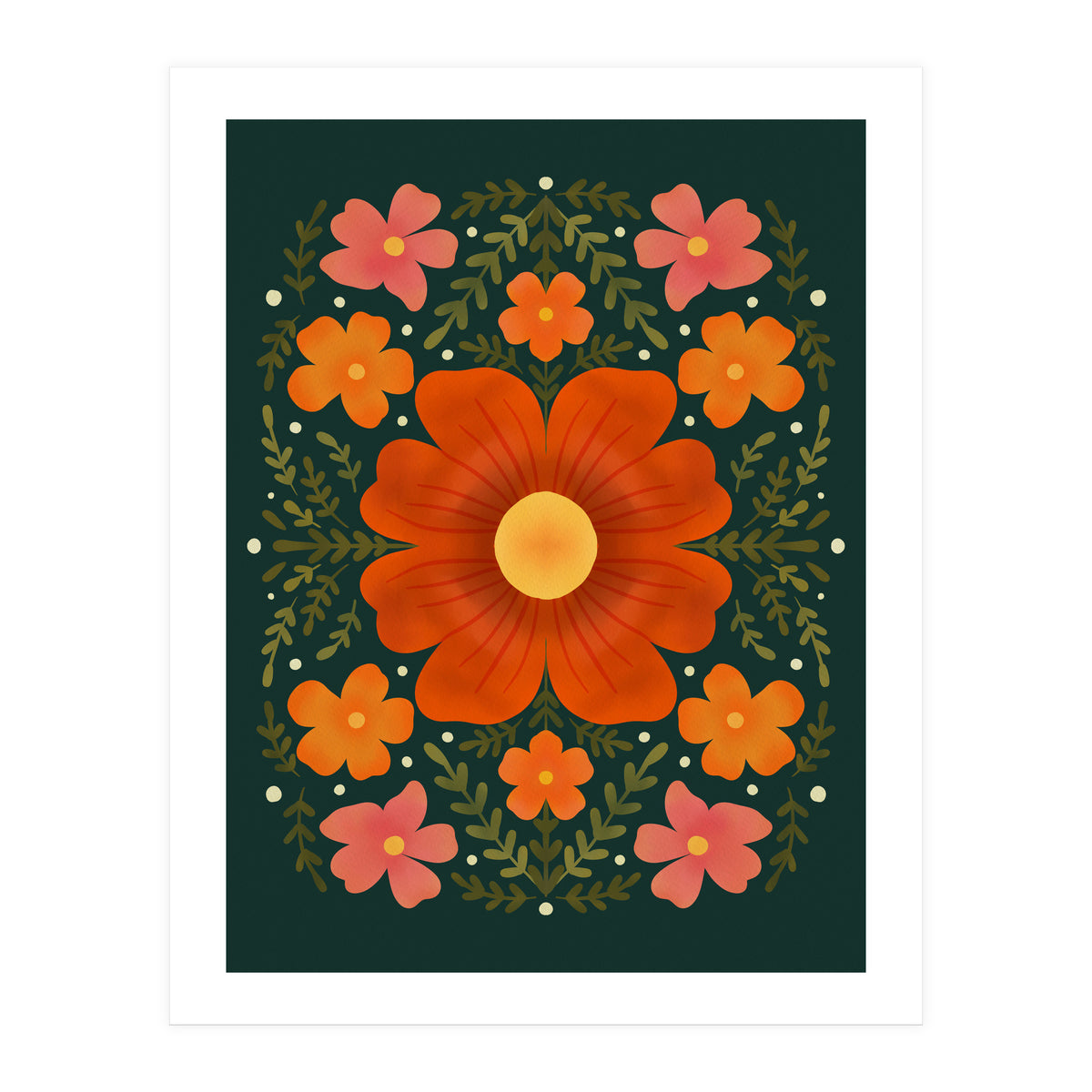 Red Flower (Print Only)