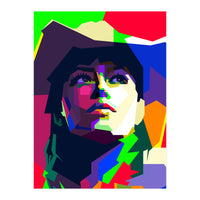 Jessica Biel Hollywood Movies WPAP Illustration Trending Now (Print Only)