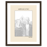 American Gothic – Grant Wood (ascii Art) thumbnail