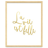 La vie est belle #society6 #typography #buyart thumbnail